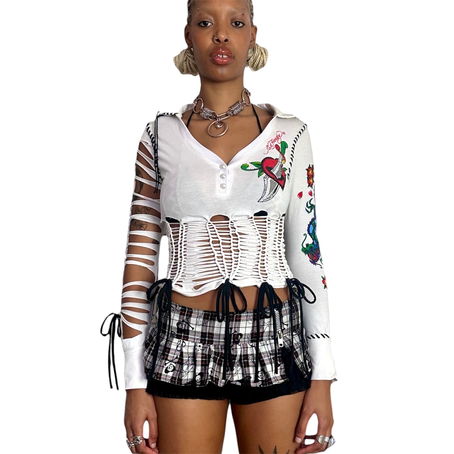 ED HARDY ‘ BRUISED SNOWBERRY ‘ LONG SLEEVE