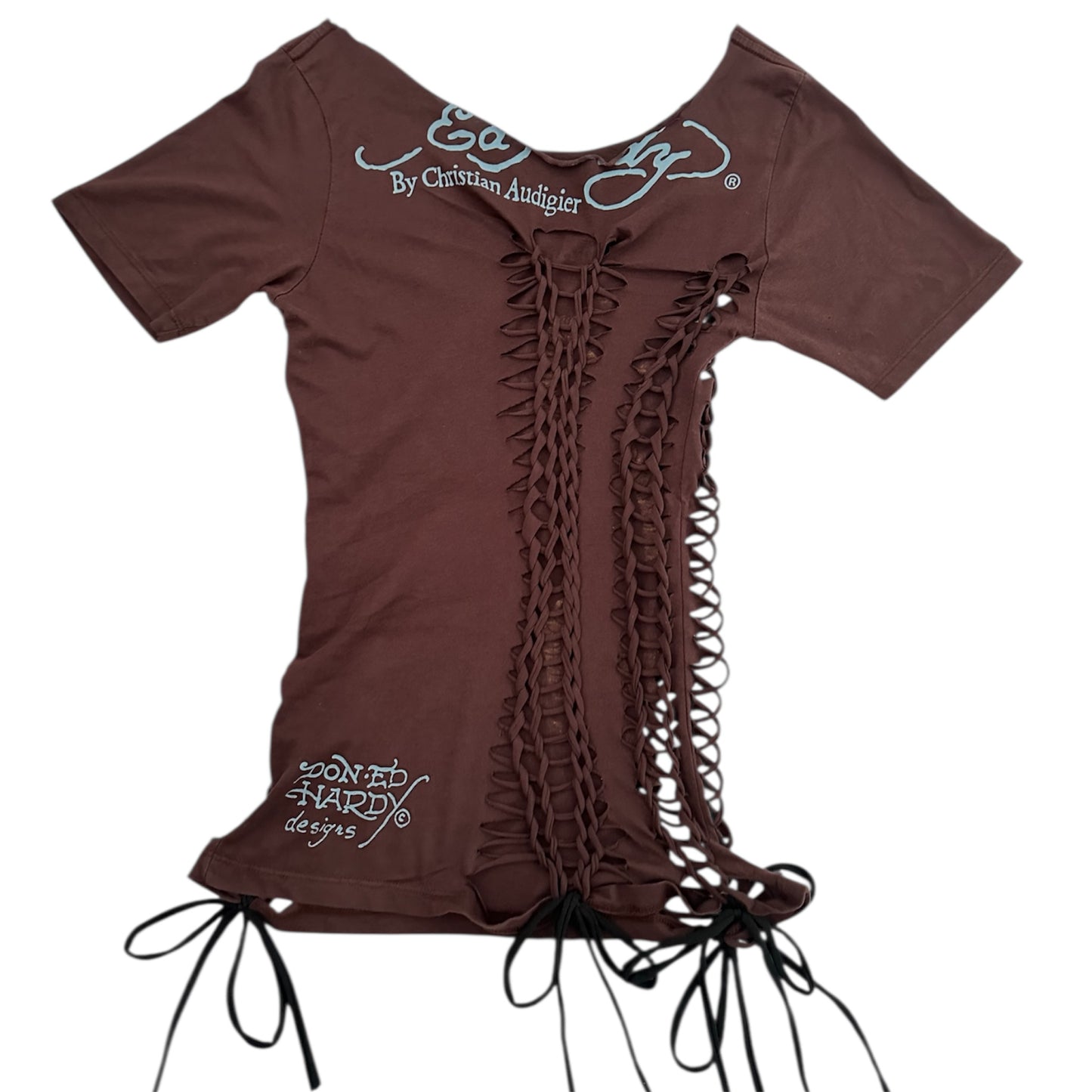 ED HARDY 'WILD KIWI' SHORT SLEEVE TOP