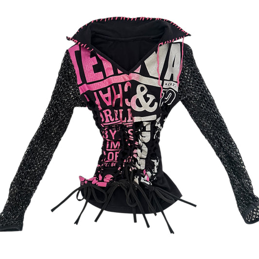 ‘Riot Candy’ 3/4 length sleeve top