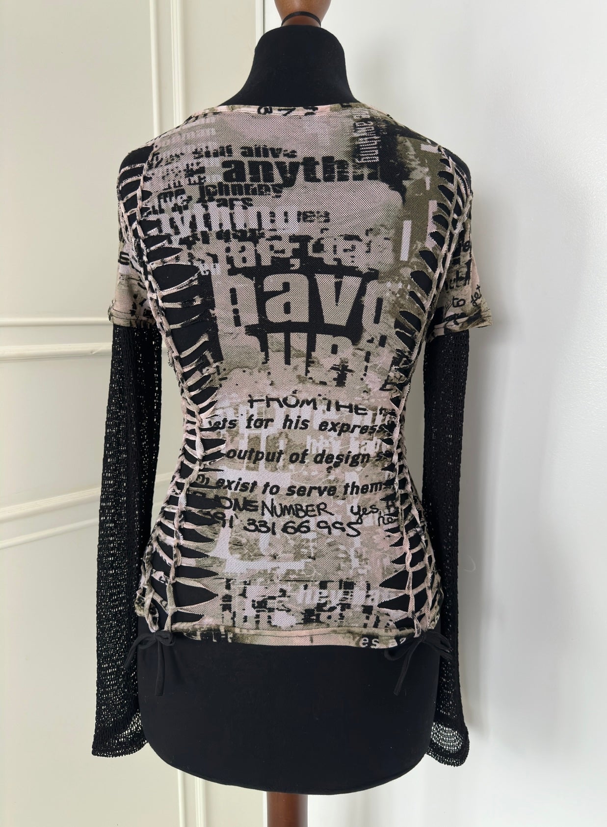 MOSS MESH LONG SLEEVE