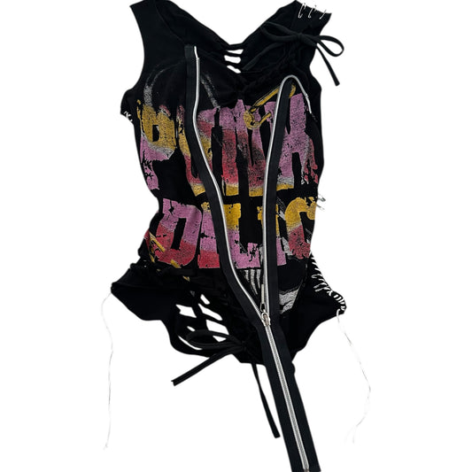 ‘Zip Code’ tank top