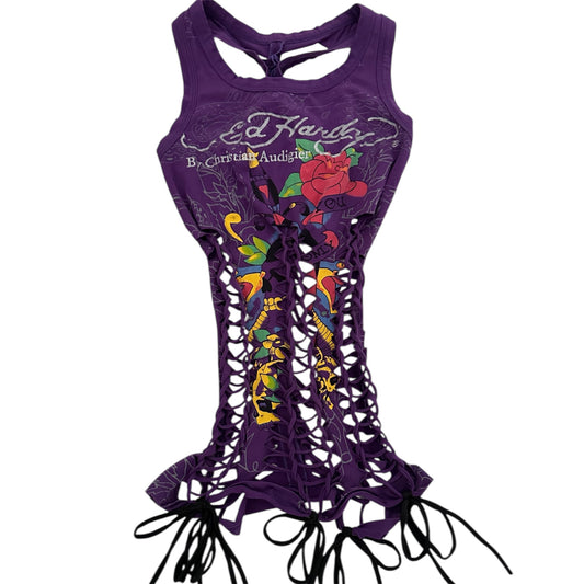 ED HARDY ‘ BLACK GRAPE ‘ TANK TOP